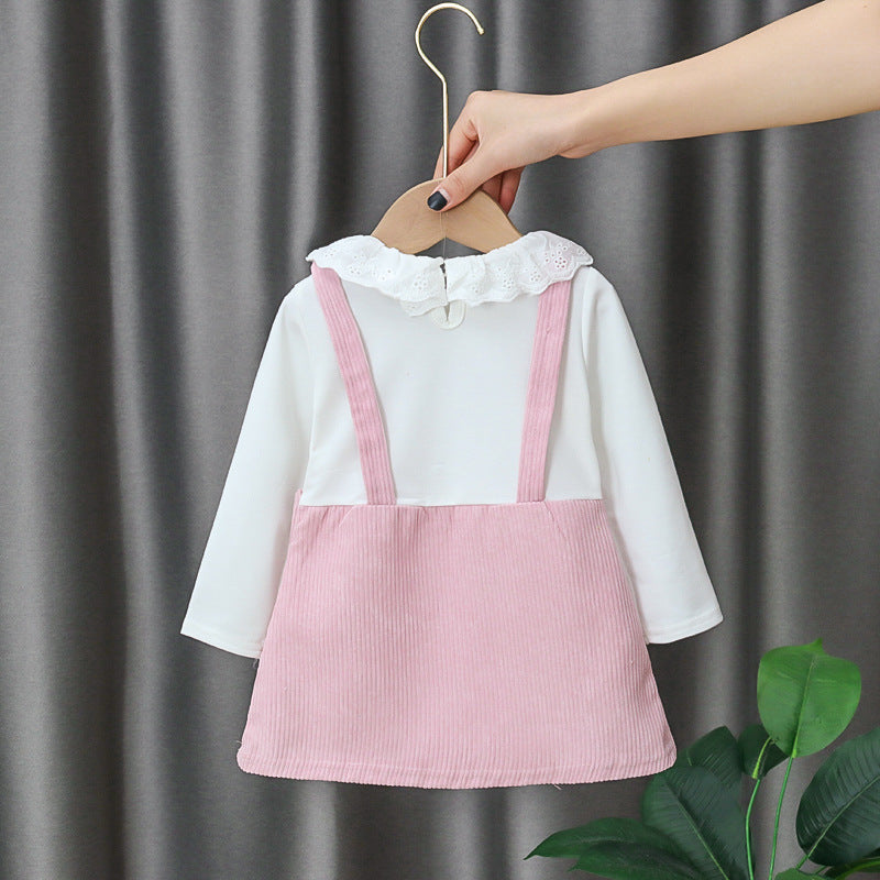 [352170] - Dress Anak Perempuan High Fashion - Motif Two Big Strawberries