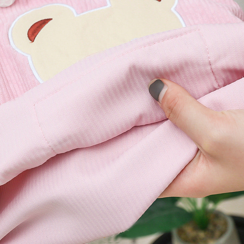 [352175] - Dress Anak Perempuan High Fashion - Motif Large Bag Bears