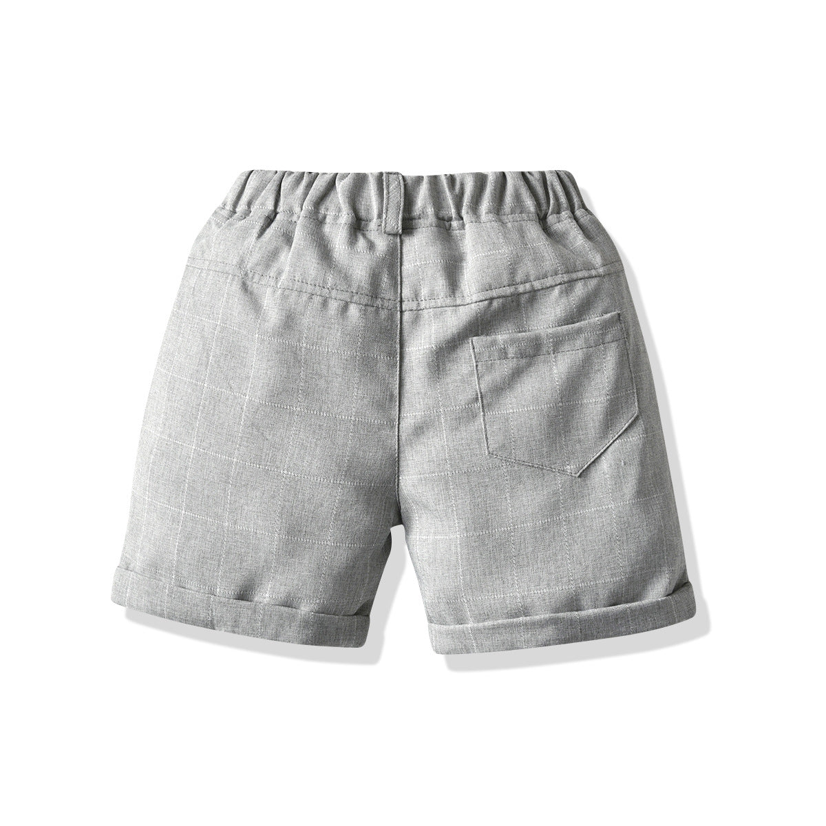 [502146] - Celana Pendek Casual Anak Import - Motif Plain Box