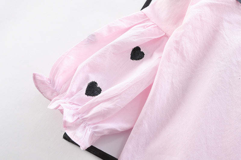 [345296] - Setelan Anak Perempuan - Motif Heart Shape