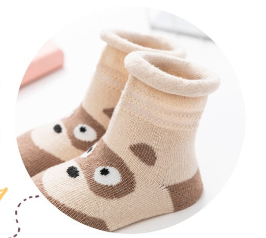 [375130-LION] - Kaos Kaki Bayi Lucu / Kaos Kaki Anak Import - Motif Lion