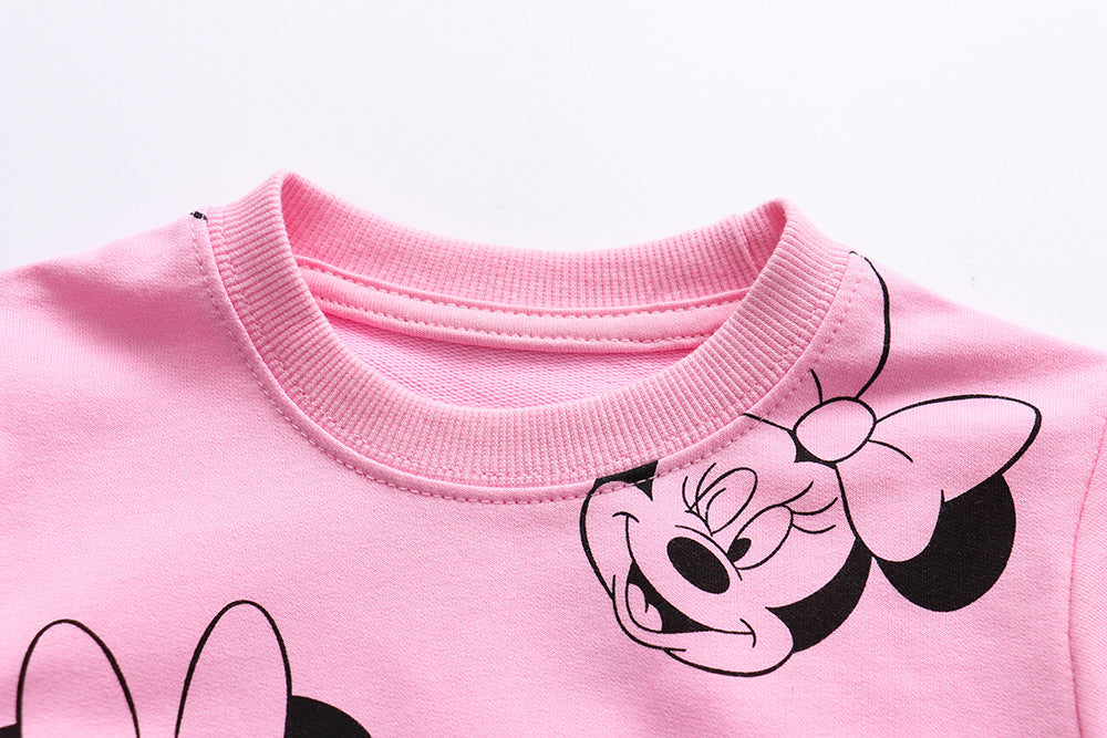 [357426] - Atasan Sweater Anak / Atasan Sweater Anak Trendi - Motif Mickey Girl