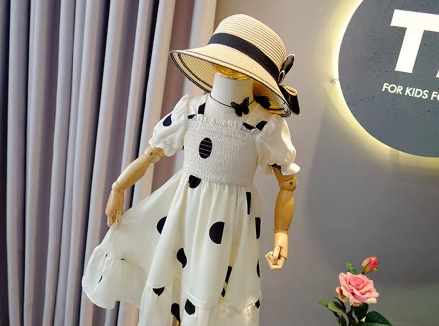 [363125] - Dress Fashion Anak Perempuan Modis - Motif Large Polkadot