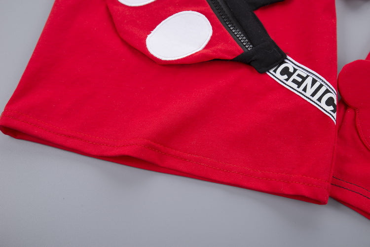 [358116-GRAY] - Baju Setelan Anak / Setelan Jalan Anak Stylish - Motif Disney Mickey