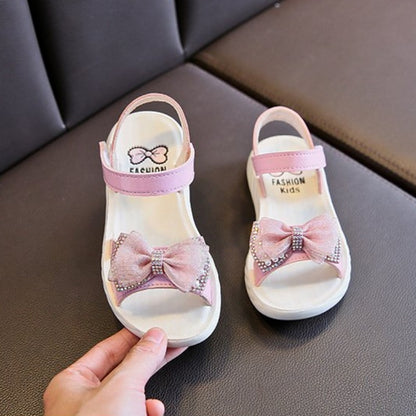 [341106-PINK] - IMPORT Sepatu Sandal Anak - Motif Front Tape
