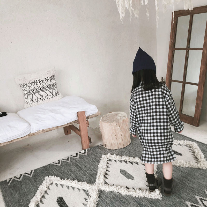 [507165] - Dress Fashion Anak Perempuan - Motif Classic Gingham