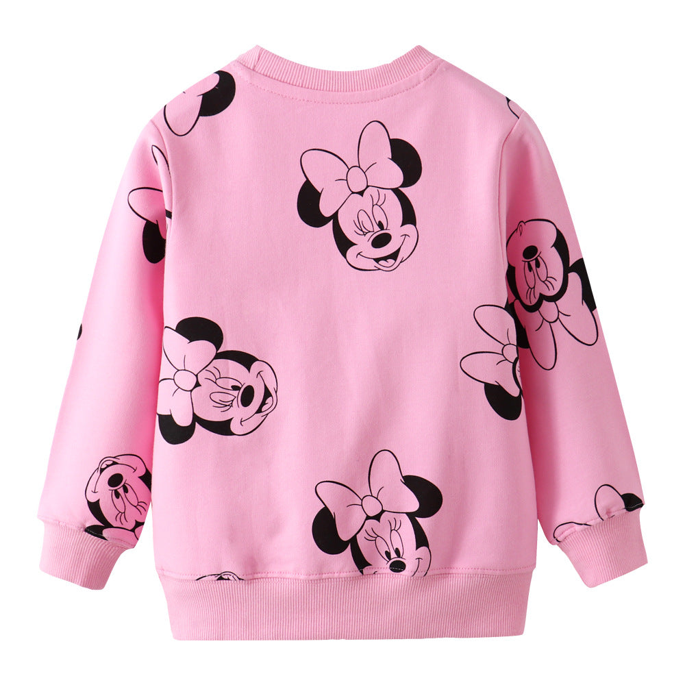 [357426] - Atasan Sweater Anak / Atasan Sweater Anak Trendi - Motif Mickey Girl