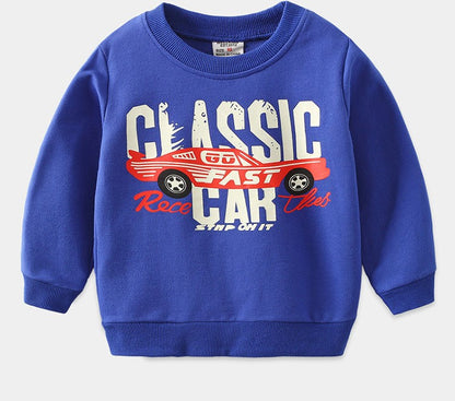 [513231] - Atasan Anak Sweater Keren - Motif Classic Car