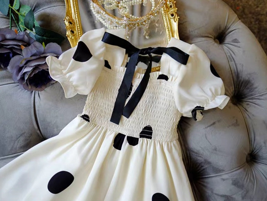 [363125] - Dress Fashion Anak Perempuan Modis - Motif Large Polkadot