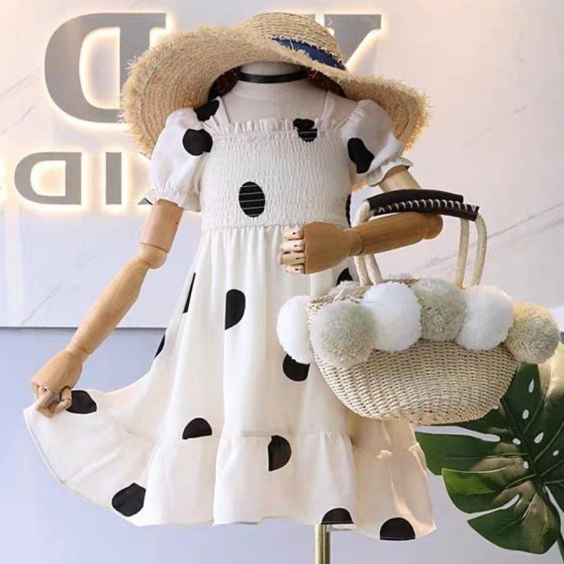 [363125] - Dress Fashion Anak Perempuan Modis - Motif Large Polkadot