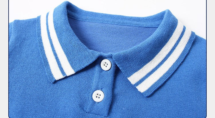 [513238] - Atasan Anak Sweater Polos - Motif Plain Lines