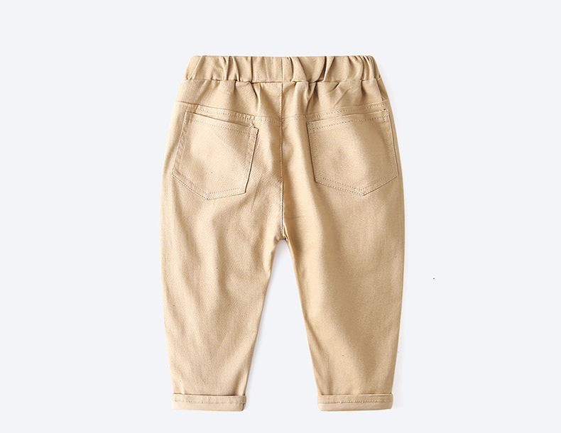 [119221-BLACK] - Celana Panjang Anak Kekinian / Celana Anak - Motif Three Buttons
