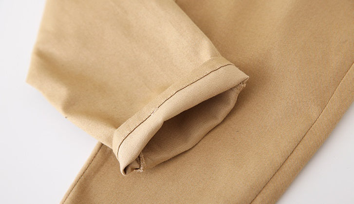 [119221-BEIGE] - Celana Panjang Anak Kekinian / Celana Anak - Motif Three Buttons