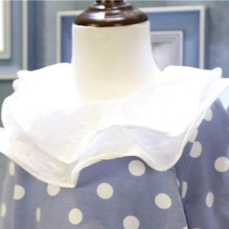 [507170] - Dress Fashion Anak Perempuan - Motif Circular Collar