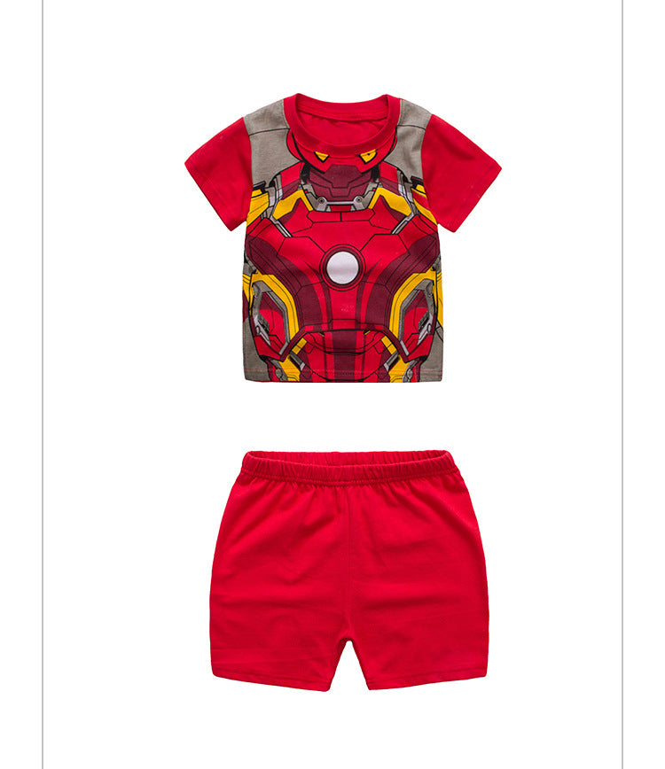 [354317] - Baju Setelan Street Wear Anak Sleek Style - Motif Iron Man