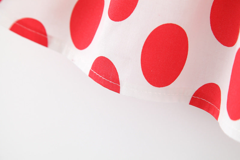 [340144] - Dress Lucu Fashion Anak - Motif Winged Polkadot