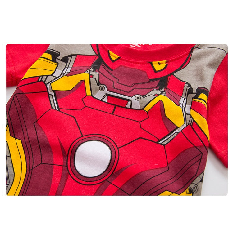 [354317] - Baju Setelan Street Wear Anak Sleek Style - Motif Iron Man