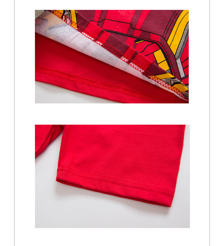 [354317] - Baju Setelan Street Wear Anak Sleek Style - Motif Iron Man