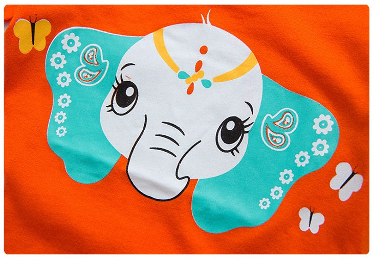 [354522] - Baju Setelan Street Wear Anak - Motif Beautiful Elephant