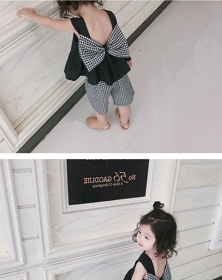 [507595] - Setelan Fashion Anak Perempuan - Motif Ribbon Striped