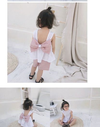 [507595] - Setelan Fashion Anak Perempuan - Motif Ribbon Striped