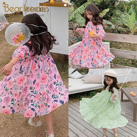 [507369] - Dress Fashion Anak Perempuan - Motif Flower