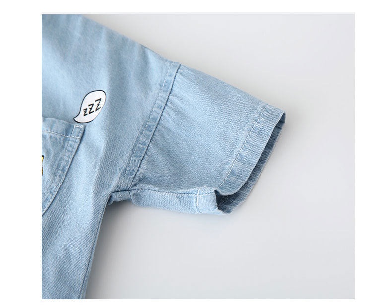 [119224] - Atasan Kemeja Anak Fashionable - Motif Lemon Weasel
