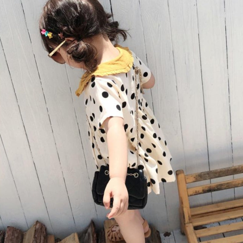 [507160] - Dress Fashion Anak Perempuan - Motif Soft Polkadots