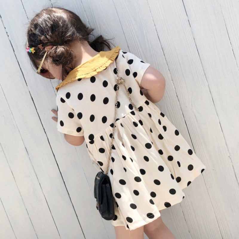 [507160] - Dress Fashion Anak Perempuan - Motif Soft Polkadots