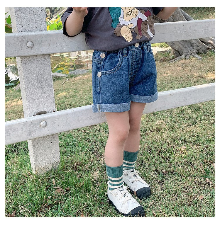 [507410] - Celana Pendek Anak Perempuan - Motif Denim