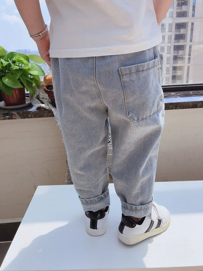 [507400] - Celana Jeans Anak Perempuan - Motif Plain Jeans