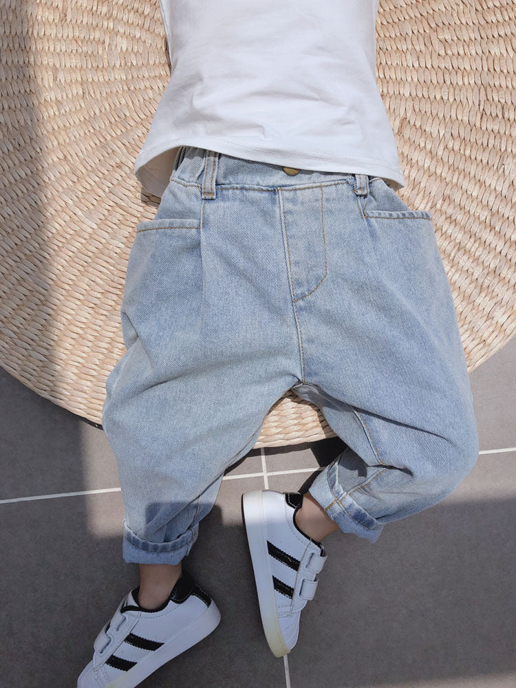[507400] - Celana Jeans Anak Perempuan - Motif Plain Jeans