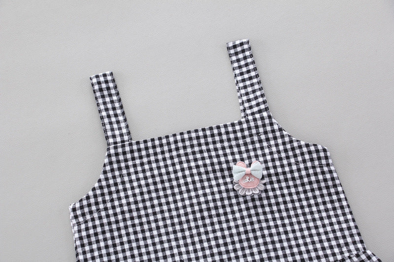 [368520] - Setelan Blouse Kutung Anak Fashionable - Motif Cute Gingham