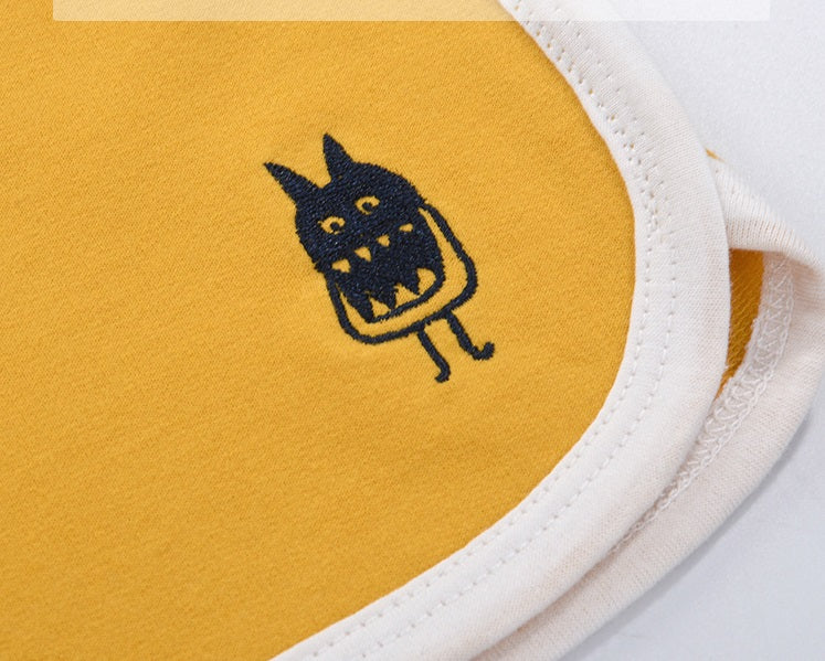 [370126-BLUE] - Celana Santai Anak / Celana Pendek Anak - Motif Little Monster