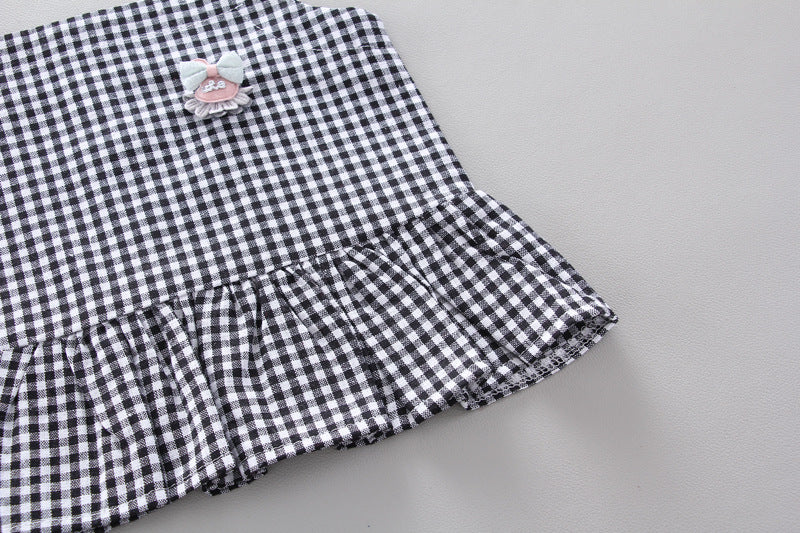 [368520] - Setelan Blouse Kutung Anak Fashionable - Motif Cute Gingham