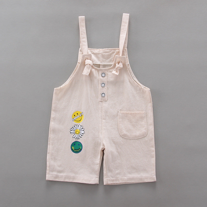 [368270] - Setelan Overall Sweet Anak Perempuan - Motif Cheerful Colors