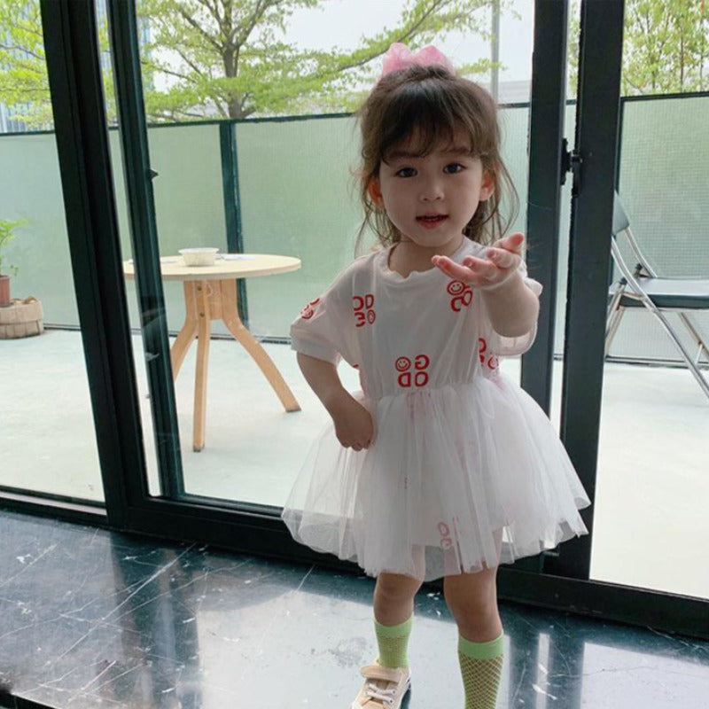 [507544] - Dress Tutu Fashion Anak Perempuan - Motif Warm Smile