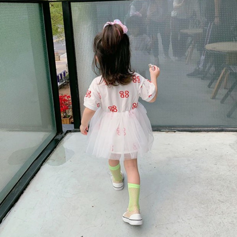 [507544] - Dress Tutu Fashion Anak Perempuan - Motif Warm Smile