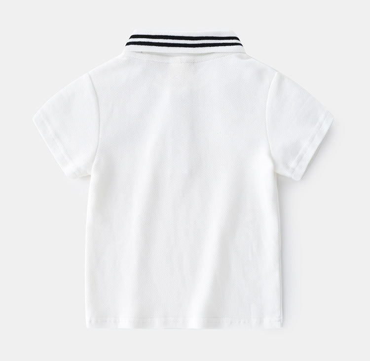 [513241] - Atasan Kaos Polo Anak - Motif Travel Bus