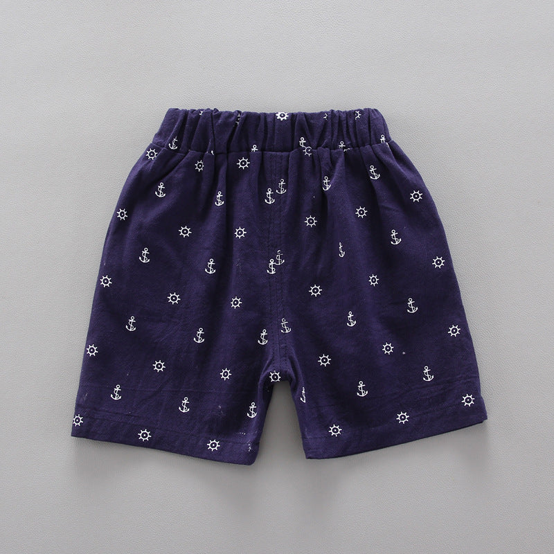 [368145-WHITE] - Setelan Kaos Kerah Anak Fashionable - Motif Bear List
