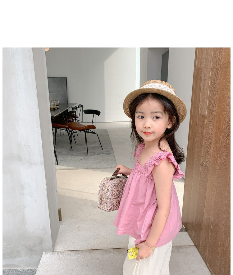 [507253] - Baju Blouse Anak Perempuan Import - Motif Elegant Color
