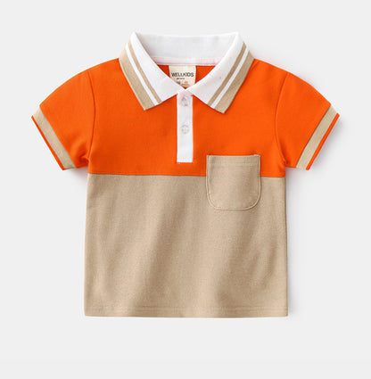 [513214] - Atasan Polos Kaos Polo Anak Import - Motif Plain Style