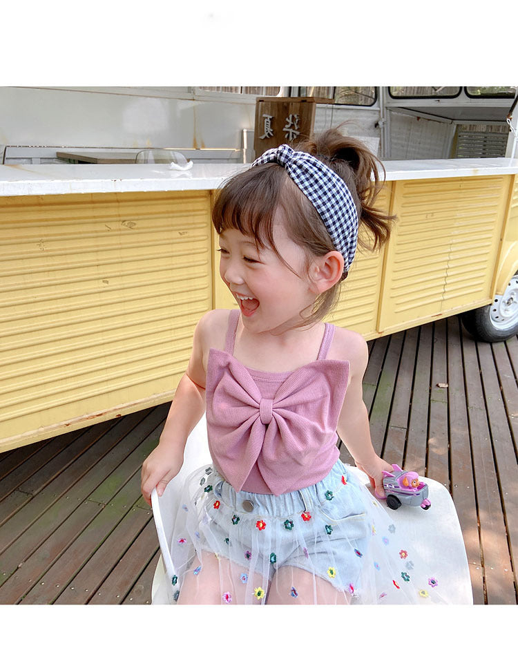 [507266] - Atasan Blouse Kutung Anak Perempuan - Motif Butterfly Ribbon
