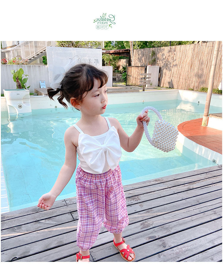 [507266] - Atasan Blouse Kutung Anak Perempuan - Motif Butterfly Ribbon