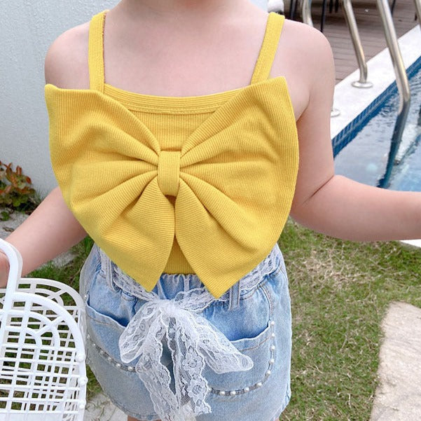 [507266] - Atasan Blouse Kutung Anak Perempuan - Motif Butterfly Ribbon