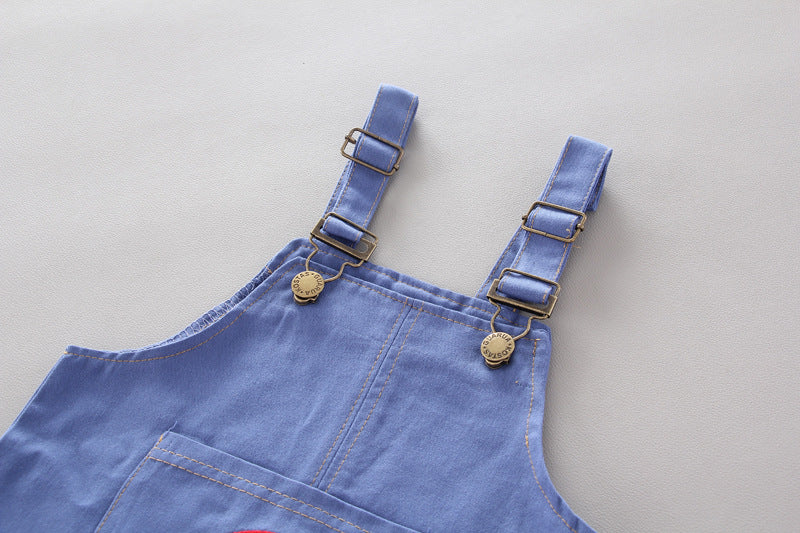 [368171] - Baju Setelan Keren Overall Anak - Motif Rainbow of Colors