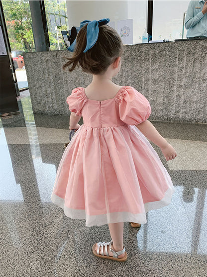 [507203] - Dress Import Fashion Anak Perempuan - Motif Soft Color