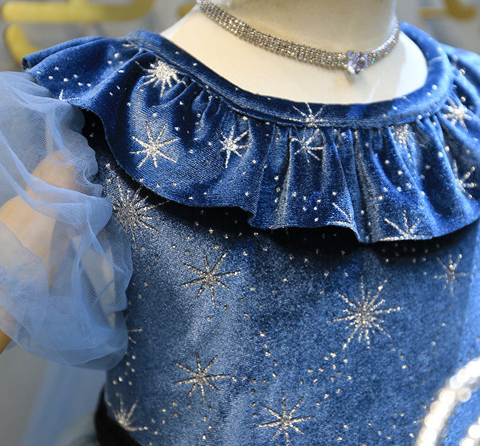 [363201] - Dress Princess Ulang Tahun Fashion Trend Anak Perempuan Cewek - Motif Beautiful Queen