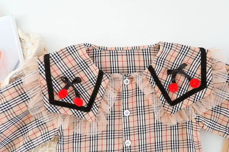 [340171] - Setelan Anak Trendy - Motif Stripe Lychee