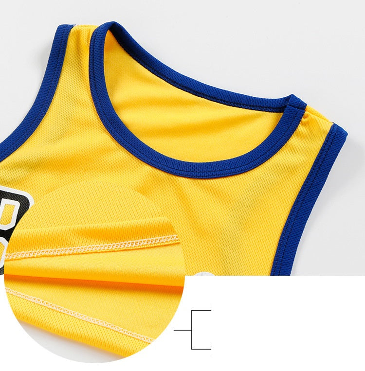 [379103-WHITE] - Setelan Singlet Hypebeast Anak / Setelan - Motif Golden State